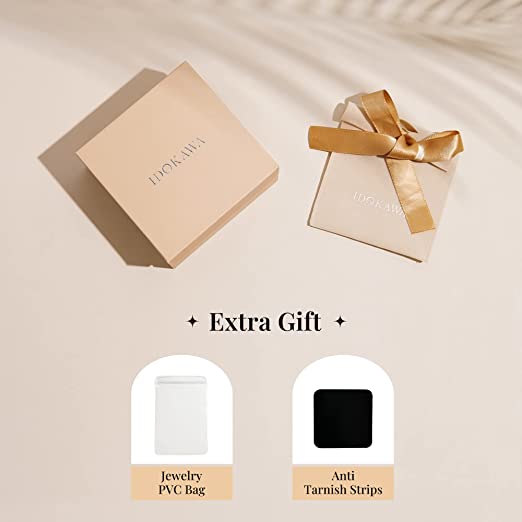 Gold Plated Paper Clip Simulated Pearl Necklace