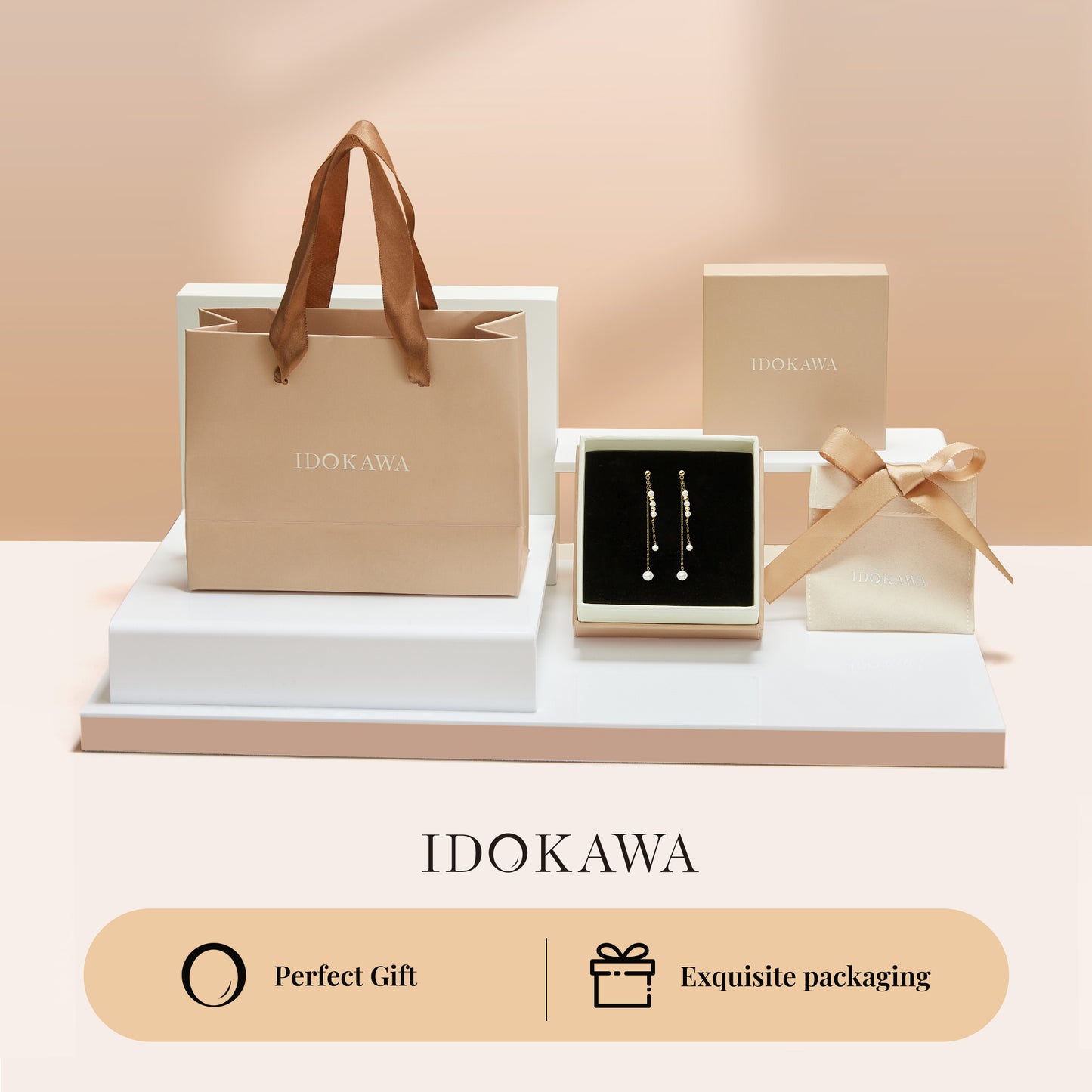 Classic Simulated Pearl Stud Earrings