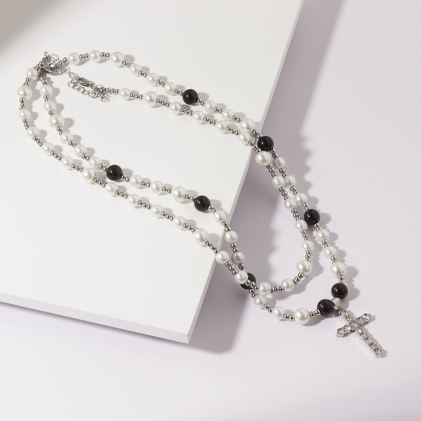 Cross Pendant Titanium Steel Necklace