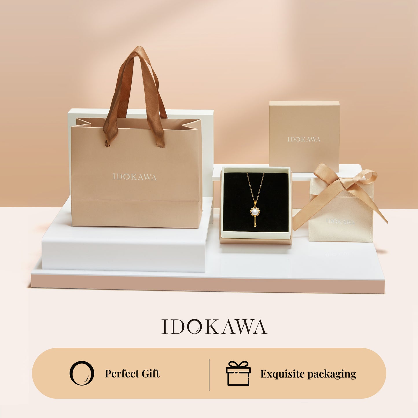 Classic Gold Key Necklace