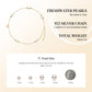 White Simulated Pearl Bracelet