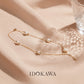 White Simulated Pearl Bracelet