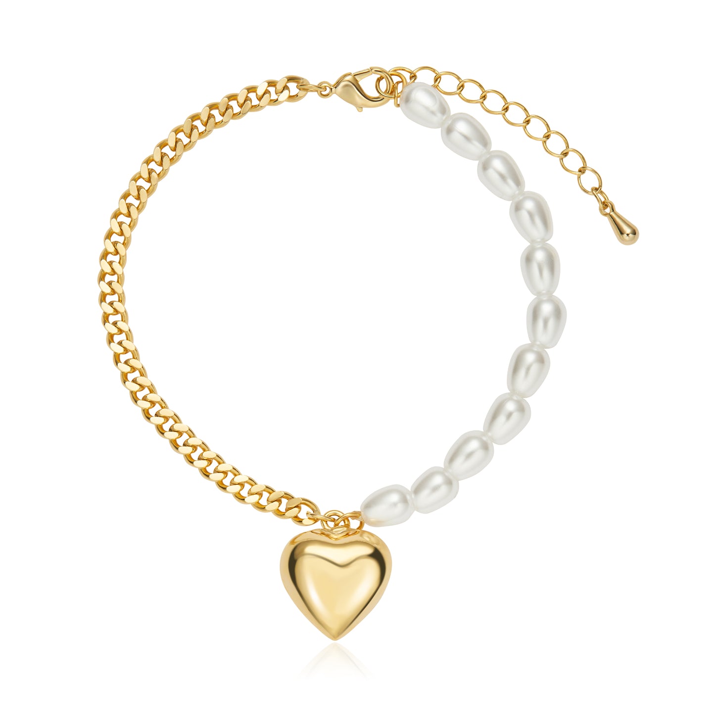 Gold Heart Bracelets