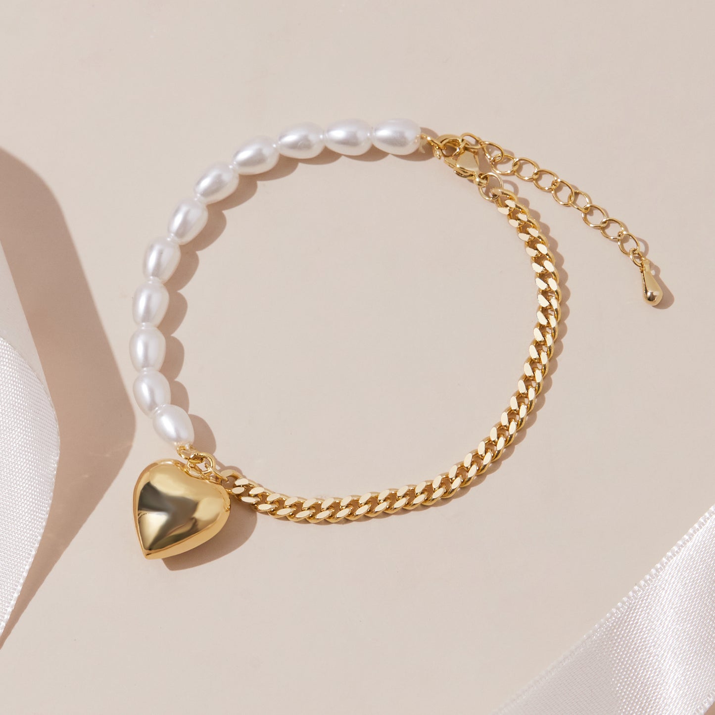 Gold Heart Bracelets