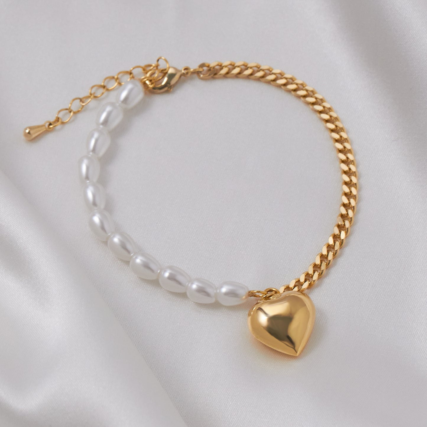 Gold Heart Bracelets