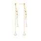 Simulated Pearl Drop Dangle Earrings