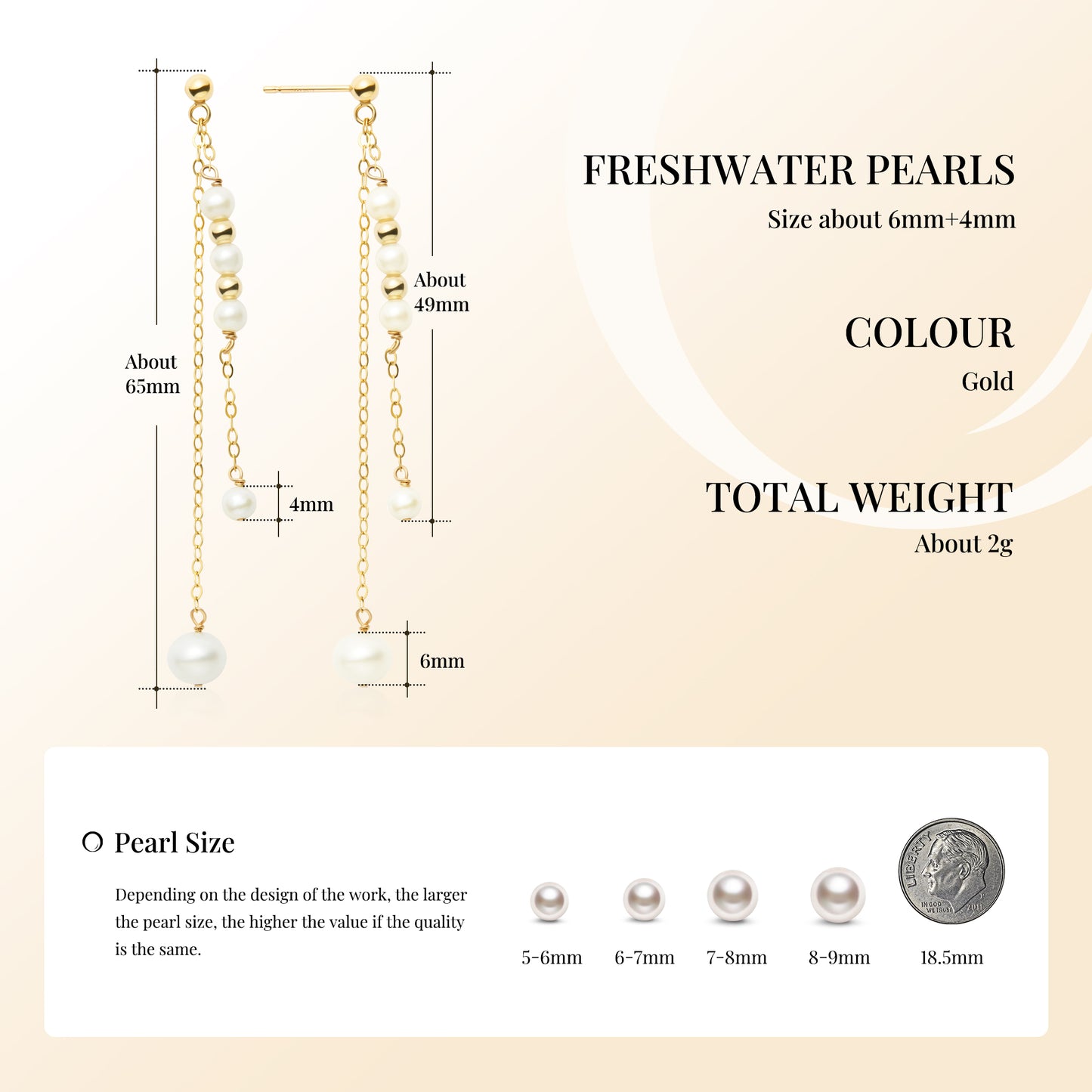 Simulated Pearl Drop Dangle Earrings