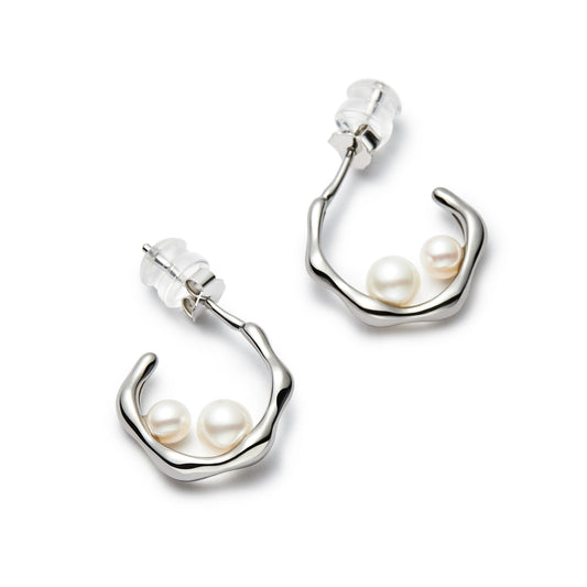 Simulated Pearl Drop Dangle Earrings