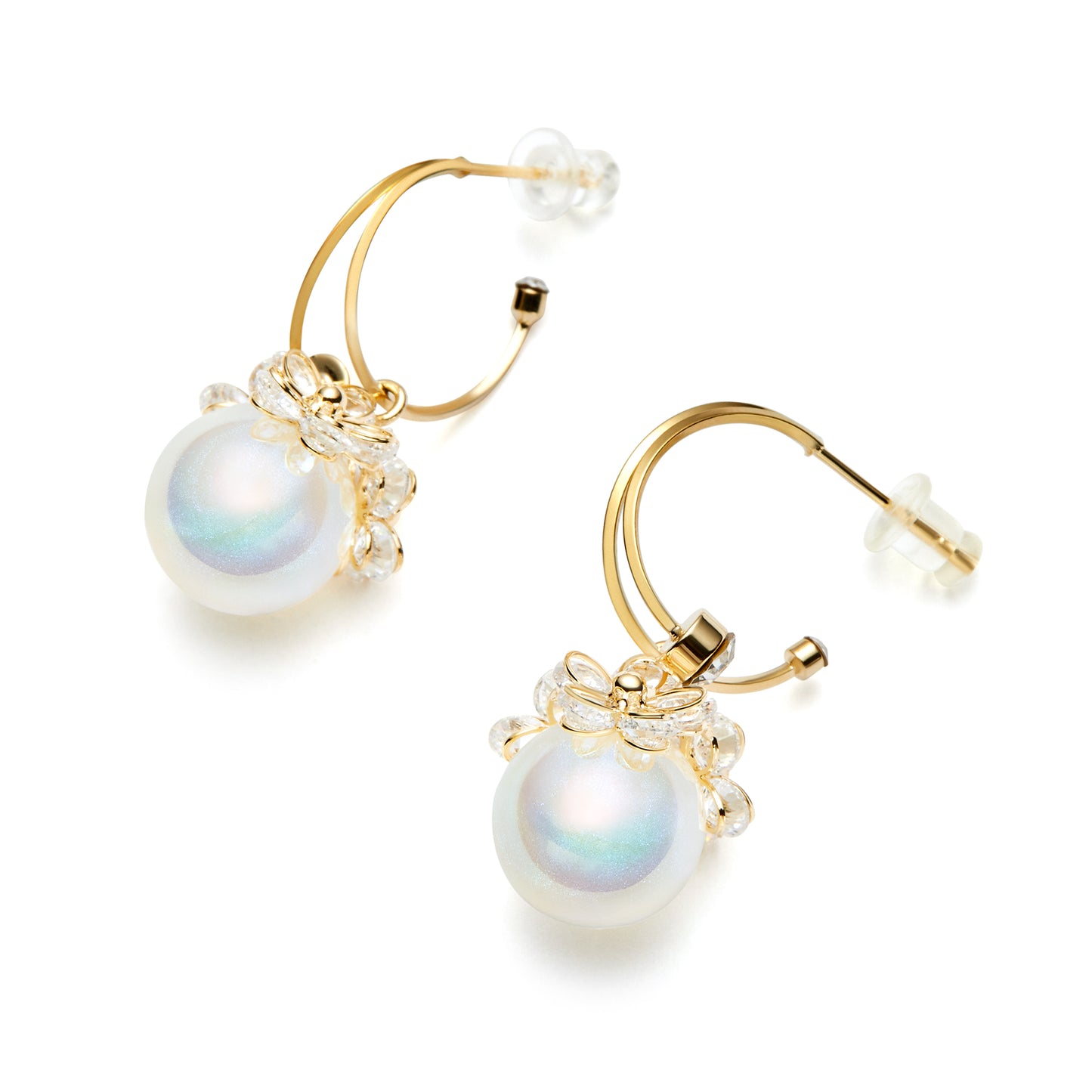 Simulated Pearl Drop Dangle Earrings