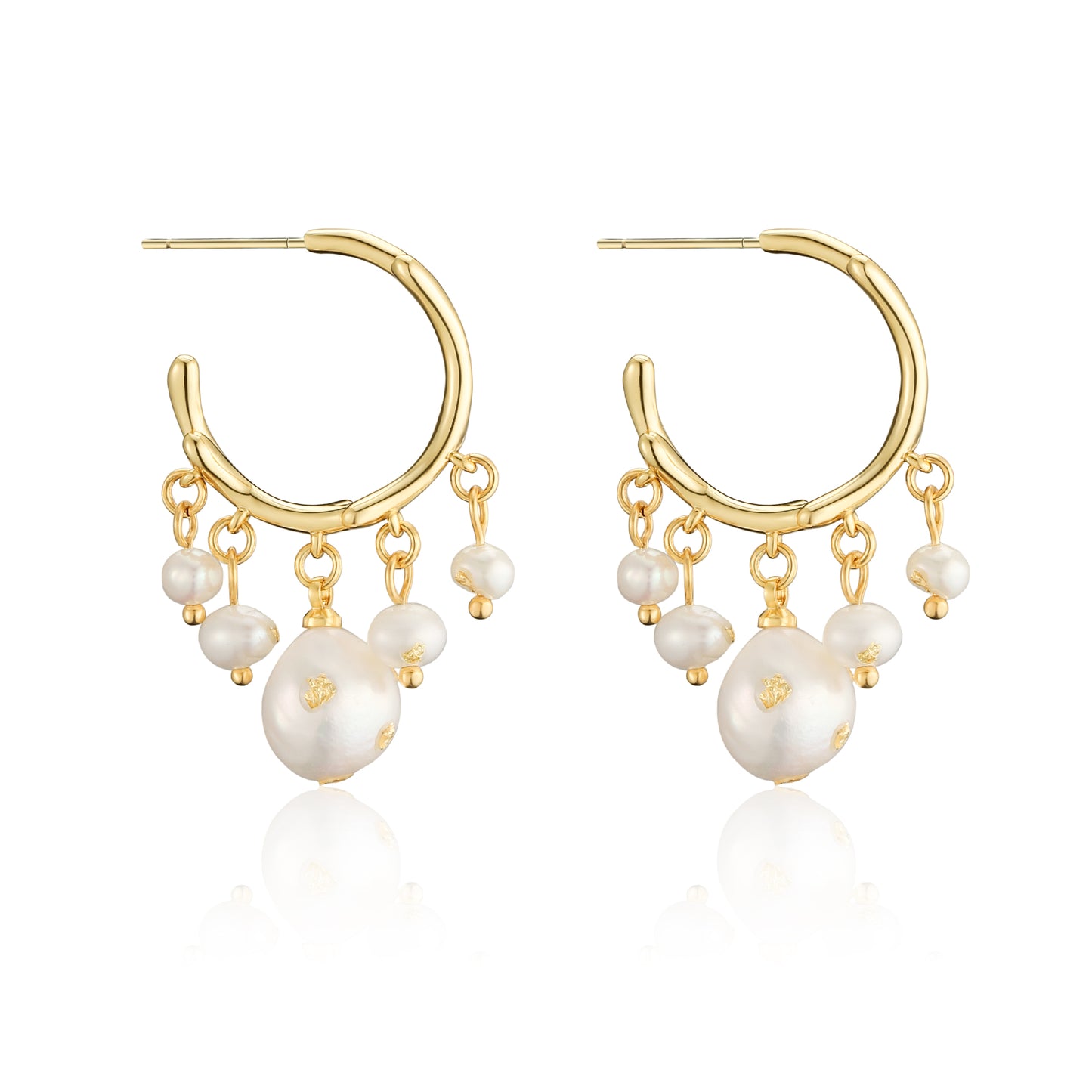 Retro Pearl Drop Dangle Earrings