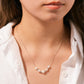 Simple Tiny Dainty Simulated Pearl Necklace