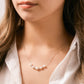 Simple Tiny Dainty Simulated Pearl Necklace