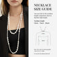 Layered White Faux Pearl Necklace – Elegant Statement Piece for Any Occasion