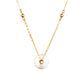 Baroque Simulated Pearl Pendant Necklace