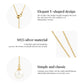Y-Style Pendant Simulated Pearl Necklace